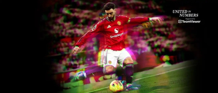 曼联中场布鲁诺-费尔南德斯达成生涯100次助攻里