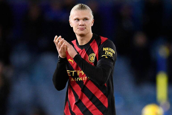 哈兰德英超射手榜领跑22球 2023-24赛季金靴争夺战