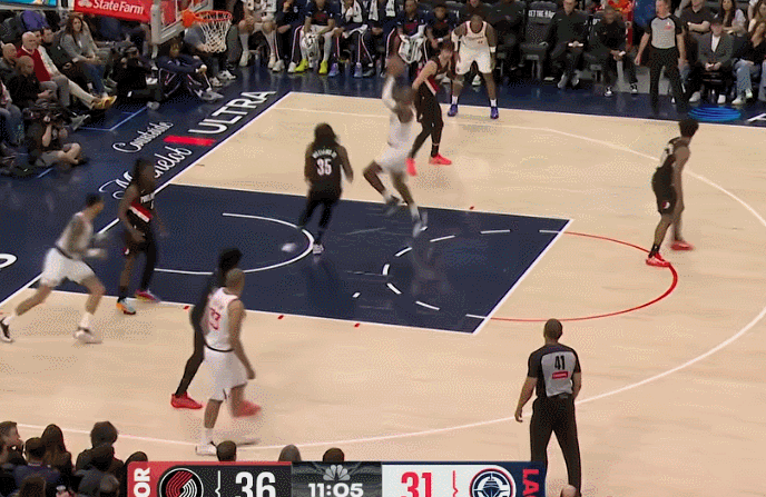 开拓者终结快船五连胜，小卡23分难救主